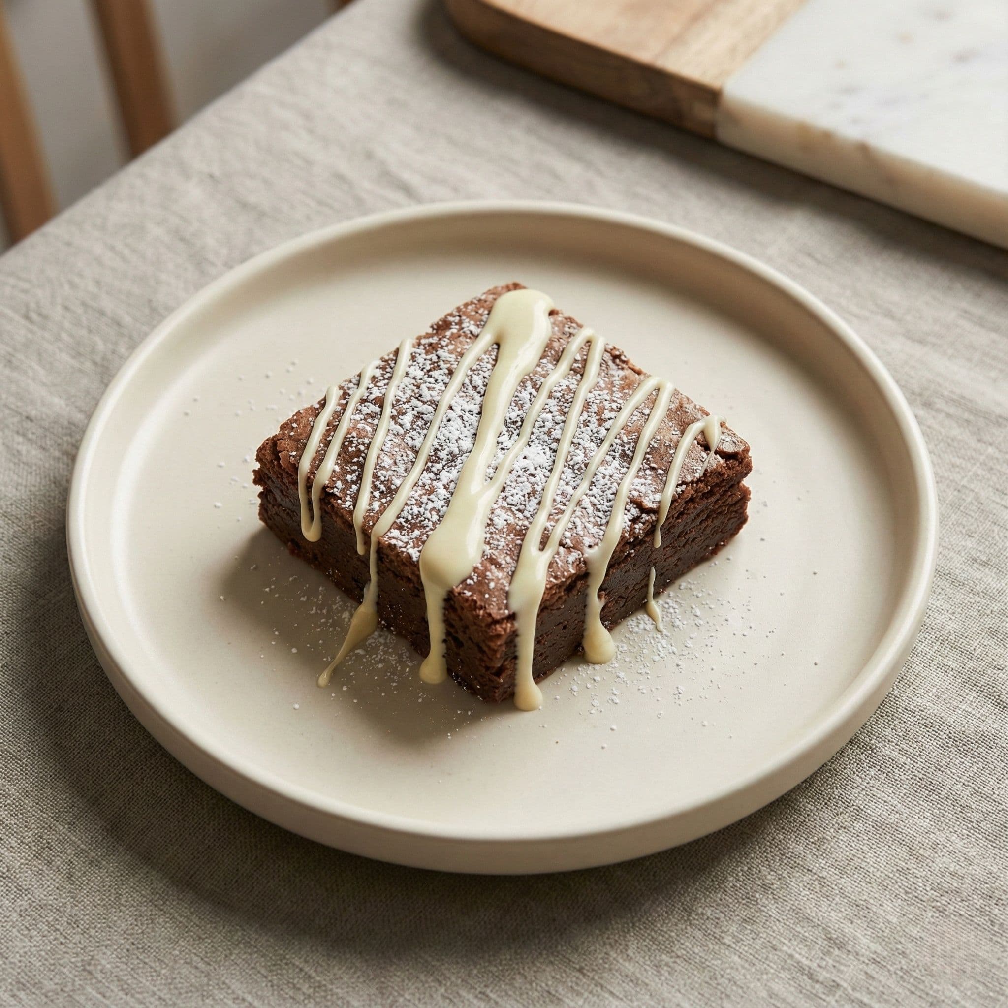 Beyaz Çikolatalı Brownie